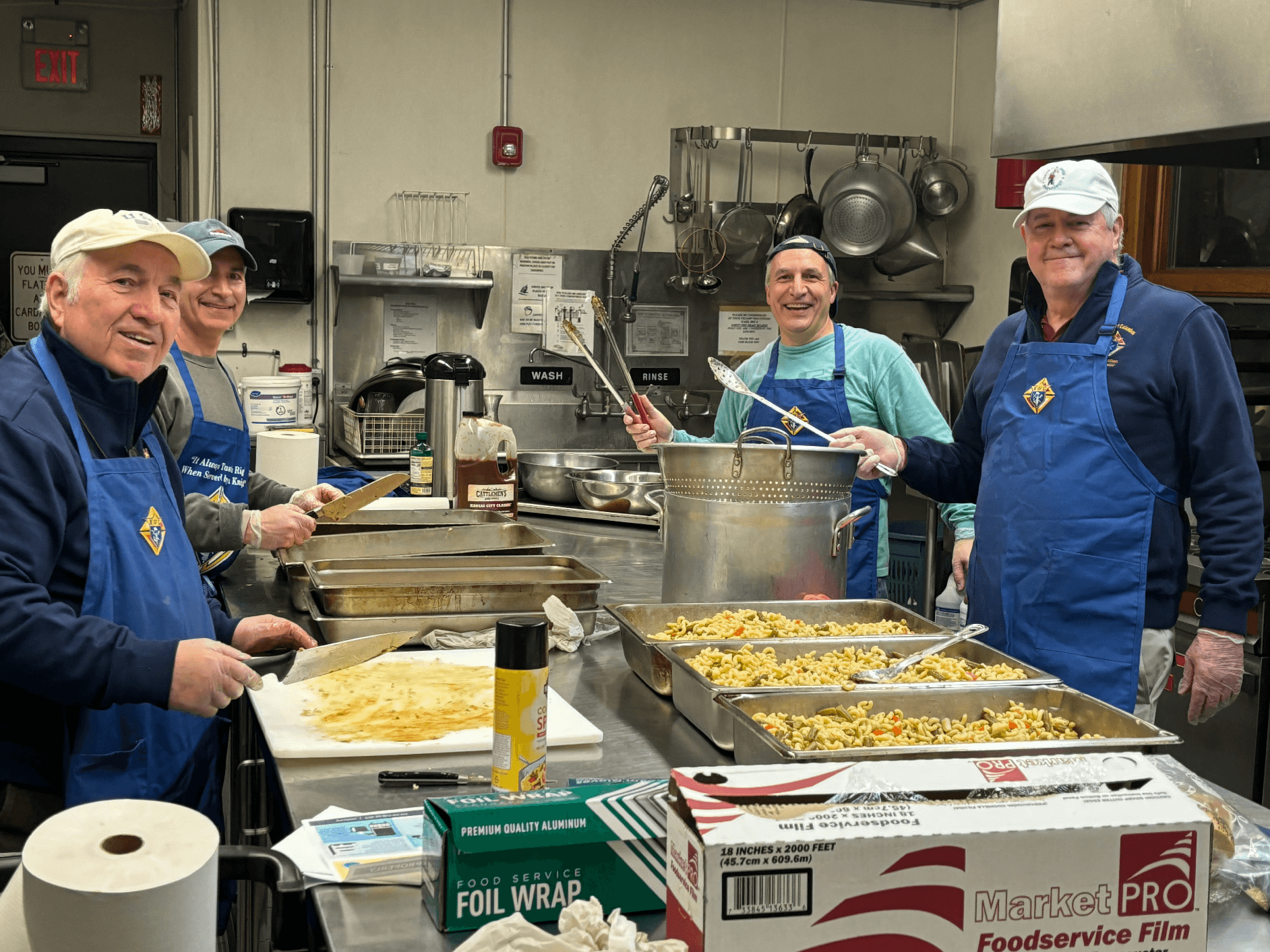 Our Knights helping the Soup Kitchen Ministry