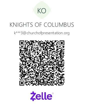 Zelle QR code for Knights of Columbus #6033
